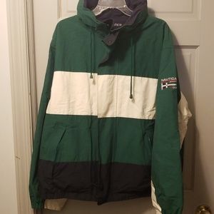 Vintage nautica reversible sailing jacket